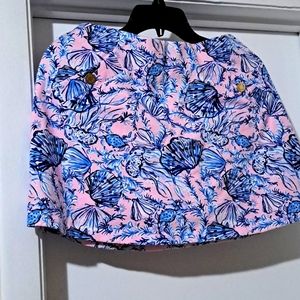 Lilly Pulitzer Skort called Jupe shades of blue and pink Size M very very nice